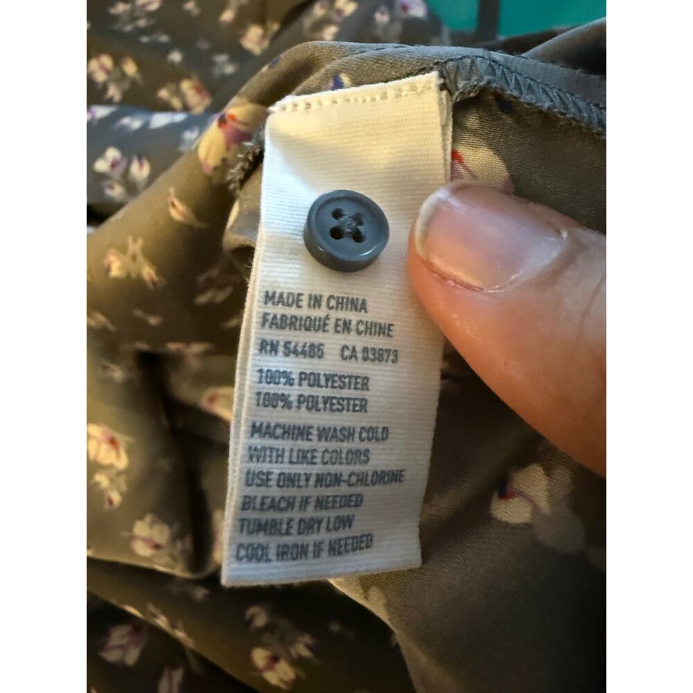 Grey Floral Dress By American Eagle Outfitters Size Small - Picture 5 of 6